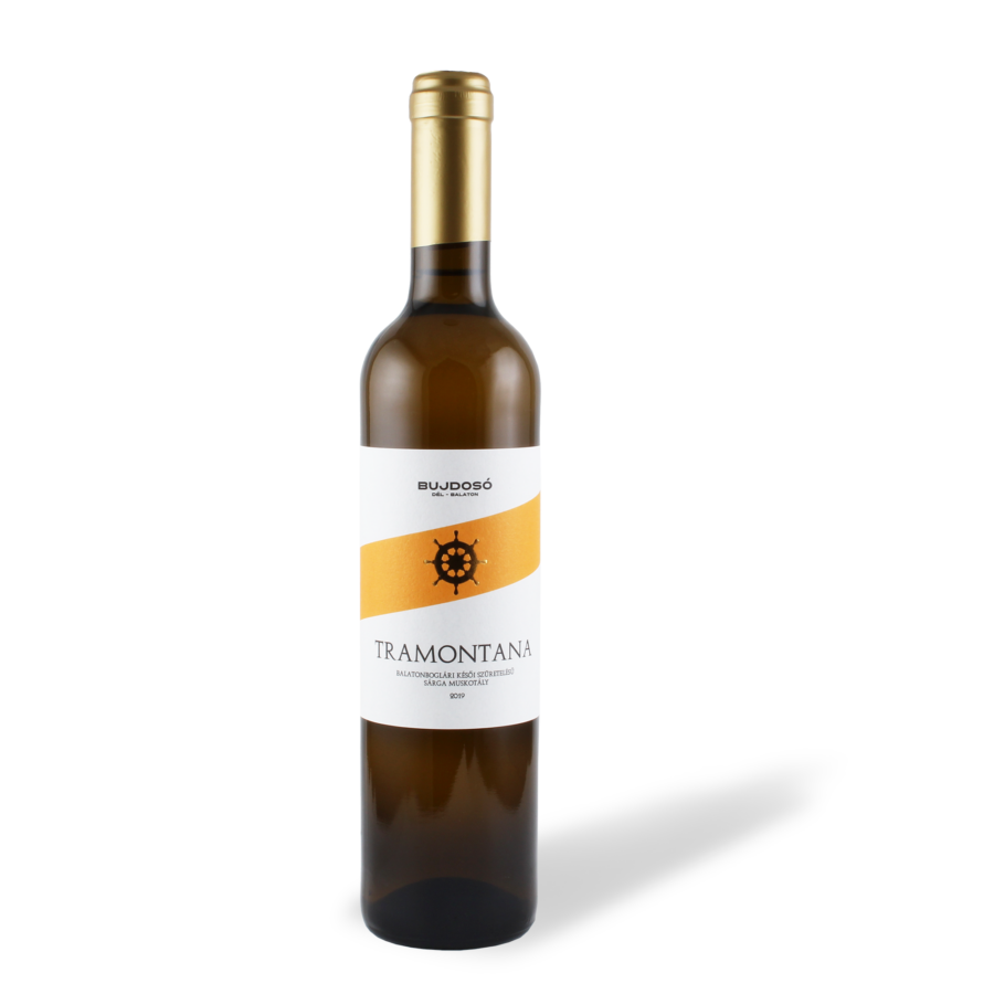 Bujdosó Tramontana Sárgamuskotály 2019, édes, 0,5 l